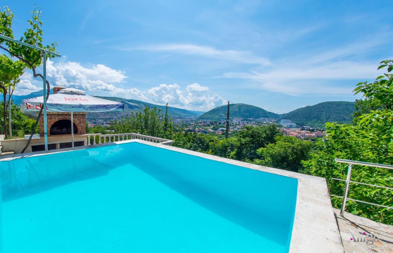 Perfect View Of Mostar - With Swimming Pool Exteriér fotografie