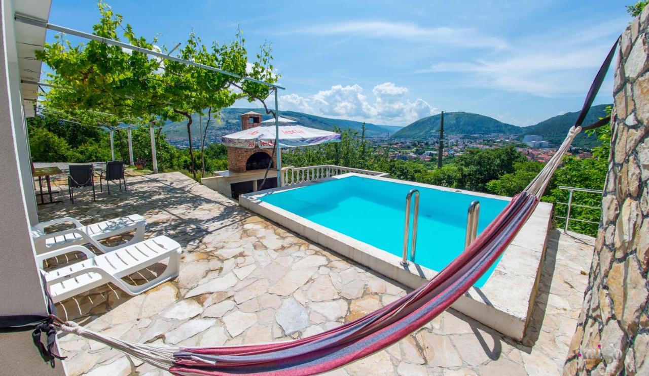 Perfect View Of Mostar - With Swimming Pool Exteriér fotografie